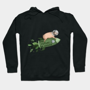 space pig - green Hoodie